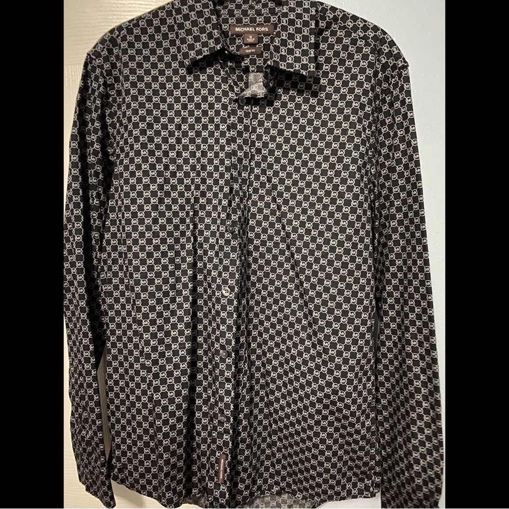 Michael Kors all-over print buttonup